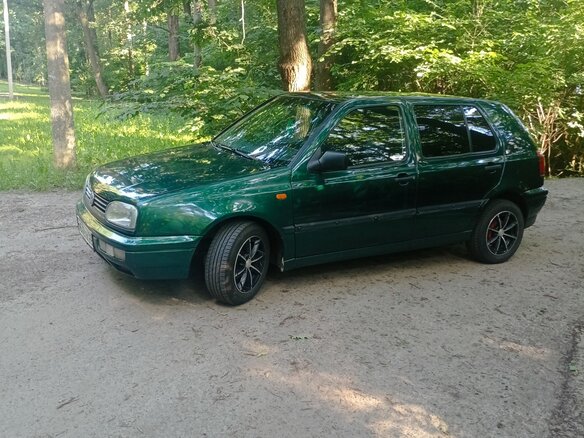 1996 Volkswagen Golf III, зелёный, 285000 рублей - вид 5