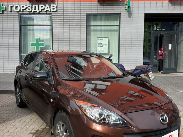 2013 Mazda 3 II (BL) Рестайлинг, коричневый, 770000 рублей