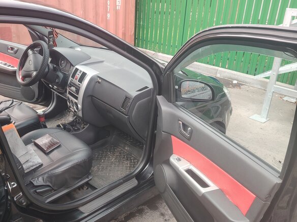 2008 Hyundai Getz I Рестайлинг, чёрный, 450000 рублей - вид 7