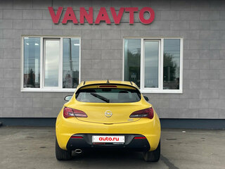 2013 Opel Astra GTC J Рестайлинг, жёлтый, 890000 рублей, вид 4