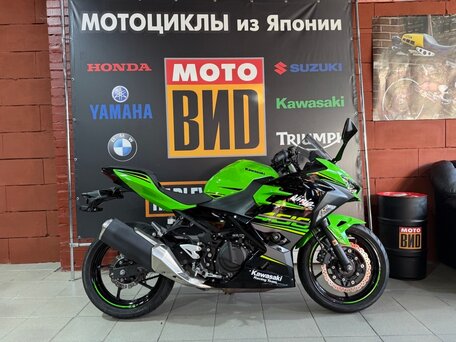 2018 Kawasaki Ninja 400, зелёный, 630000 рублей, вид 3