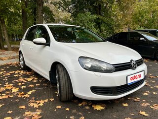 2012 Volkswagen Golf VI, белый, 715000 рублей, вид 3