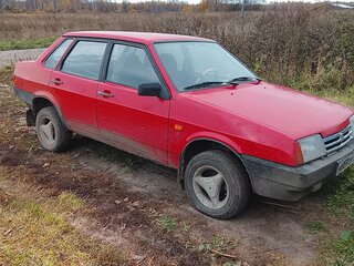 1994 Lada (ВАЗ) 21099, красный, 150000 рублей, вид 3