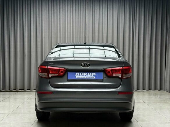 2016 Kia Rio III Рестайлинг, серый, 999000 рублей - вид 5