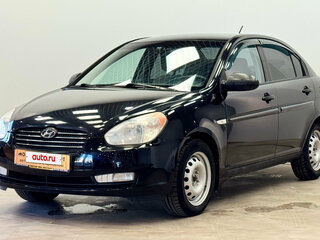 2006 Hyundai Verna II, чёрный, 280000 рублей, вид 1
