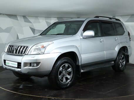 2006 Toyota Land Cruiser Prado 4-speed 120 Series, серебристый, 1542000 рублей, вид 1