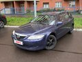 2003 Mazda 6 I (GG), синий, 230000 рублей