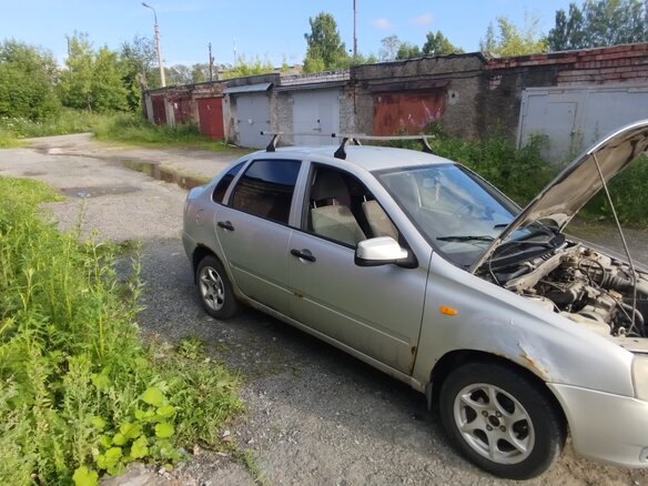 2010 Lada (ВАЗ) Kalina I, серебристый, 150000 рублей - вид 5