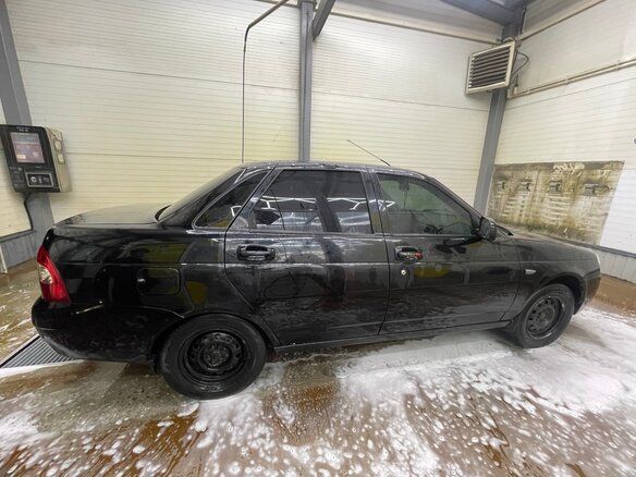 2013 Lada (ВАЗ) Priora I, чёрный, 300000 рублей - вид 1