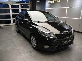 2016 Kia Rio III Рестайлинг, чёрный, 1057000 рублей, вид 3