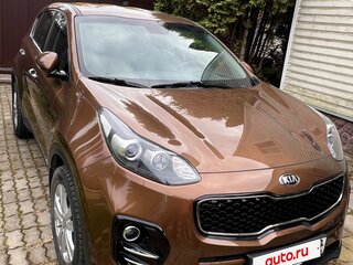 2017 Kia Sportage IV, коричневый, 1750000 рублей, вид 2
