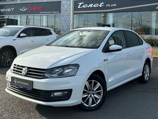 2019 Volkswagen Polo V Рестайлинг, белый, 1184000 рублей, вид 1