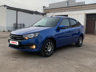 2021 Lada (ВАЗ) Granta I Рестайлинг, синий, 750000 рублей, вид 3