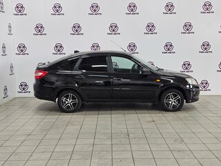 2014 Lada (ВАЗ) Granta I, чёрный, 381000 рублей, вид 4