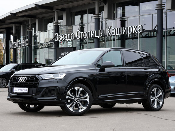 2021 Audi Q7 55 TFSI II (4M) Рестайлинг, чёрный, 6880500 рублей