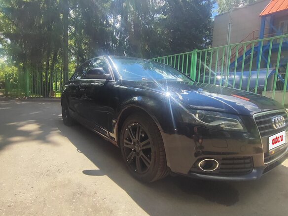 2009 Audi A4 IV (B8), чёрный, 850000 рублей - вид 1