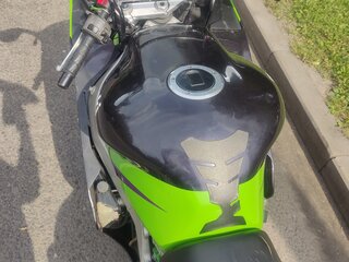 2001 Kawasaki ZX-9R Ninja, зелёный, 415000 рублей, вид 5