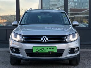 2012 Volkswagen Tiguan I Рестайлинг, бежевый, 1599000 рублей, вид 4