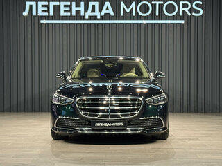 2021 Mercedes-Benz S-Класс 450 Long 4MATIC VII (W223), зелёный, 9490000 рублей, вид 2