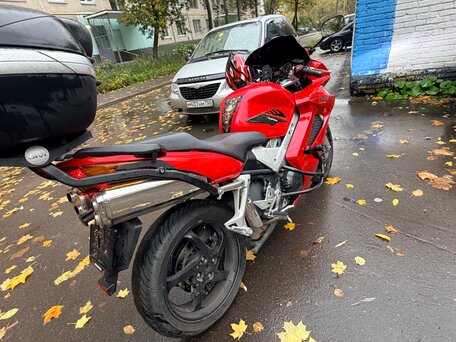 2003 Honda VFR 800, красный, 650000 рублей, вид 3