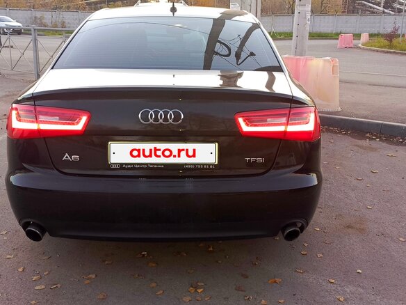 2012 Audi A6 IV (C7), чёрный, 1600000 рублей - вид 3