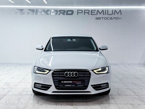2014 Audi A4 IV (B8) Рестайлинг, белый, 1490000 рублей - вид 3