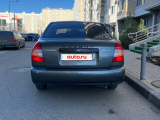 2003 Hyundai Accent II, серый, 435000 рублей, вид 4