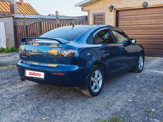 2006 Mazda 3 I (BK) Рестайлинг, синий, 444000 рублей, вид 3