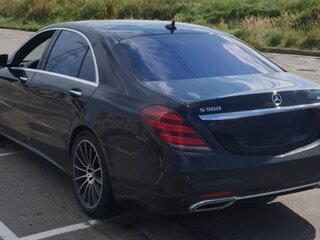 2018 Mercedes-Benz S-Класс 560 Long VI (W222, C217) Рестайлинг, чёрный, 4400000 рублей, вид 4