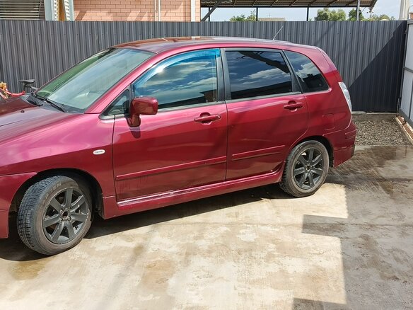 2006 Suzuki Liana I Рестайлинг, пурпурный - вид 4