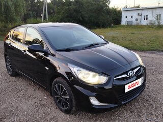 2012 Hyundai Solaris I, чёрный, 870000 рублей, вид 1