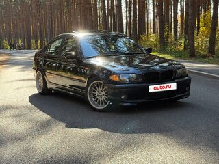 2002 BMW 3 серии 318d IV (E46) Рестайлинг, чёрный, 930000 рублей, вид 2