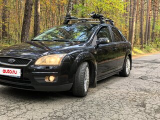 2007 Ford Focus II, чёрный, 570000 рублей, вид 3