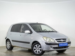 2007 Hyundai Getz I Рестайлинг, серебристый, 419000 рублей, вид 1
