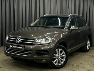 2012 Volkswagen Touareg II, коричневый, 1649900 рублей, вид 1