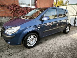 2009 Hyundai Getz I Рестайлинг, синий, 500000 рублей, вид 4