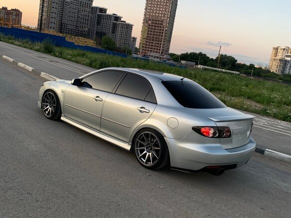2006 Mazda 6 I (GG) Рестайлинг, серебристый, 750000 рублей - вид 7