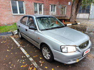 2008 Hyundai Accent ТагАЗ II, серебристый, 300000 рублей, вид 1
