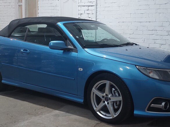 2009 Saab 9-3 II Рестайлинг, синий, 2500000 рублей - вид 1