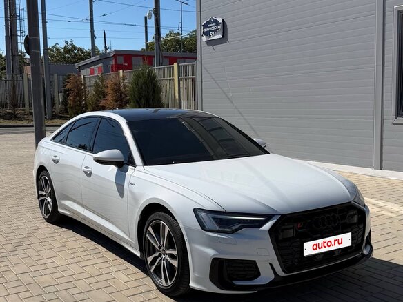 2022 Audi A6 45 TFSI V (C8) Рестайлинг, белый, 5100000 рублей - вид 1