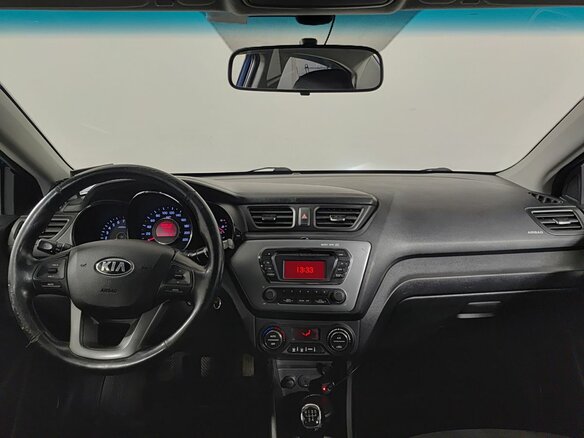 2014 Kia Rio 6-speed III, синий, 715000 рублей - вид 13