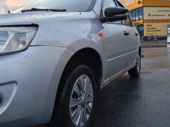 2012 Lada (ВАЗ) Granta I, серебристый - вид 7