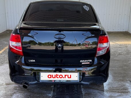 2016 Lada (ВАЗ) Granta Sport I, чёрный, 530000 рублей, вид 3