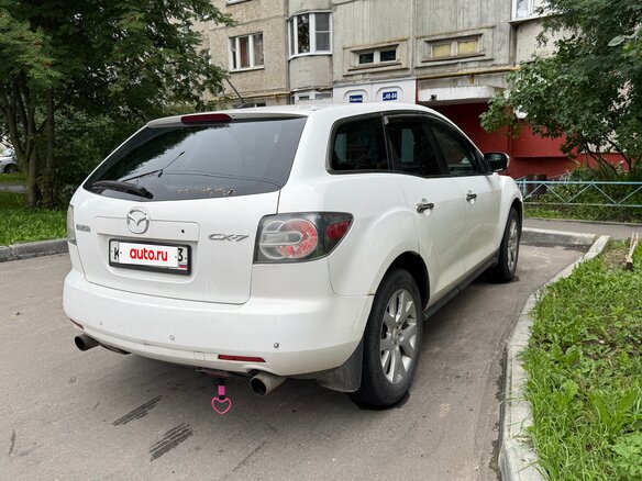 2008 Mazda CX-7 I, белый - вид 2
