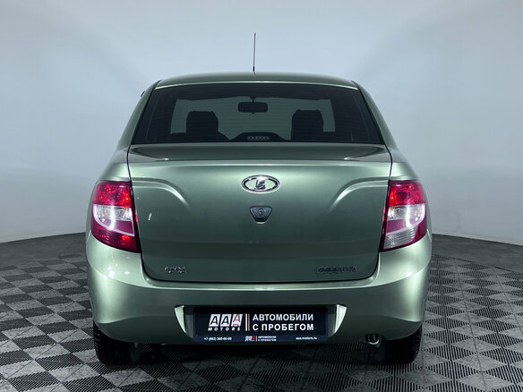 2013 Lada (ВАЗ) Granta I, зелёный, 480000 рублей - вид 5
