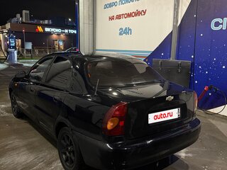 2008 Chevrolet Lanos I, чёрный, 60000 рублей, вид 3
