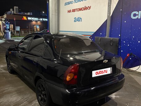 2008 Chevrolet Lanos I, чёрный, 60000 рублей, вид 3