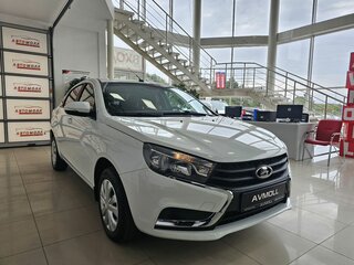 2019 Lada (ВАЗ) Vesta I, белый, 989000 рублей, вид 3
