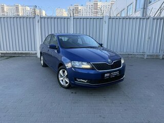 2018 Skoda Rapid I Рестайлинг, синий, 1288000 рублей, вид 3