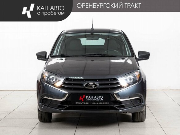 2019 Lada (ВАЗ) Granta I Рестайлинг, серый, 670000 рублей - вид 1